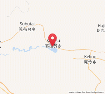 Map of Karasu, Xinjiang