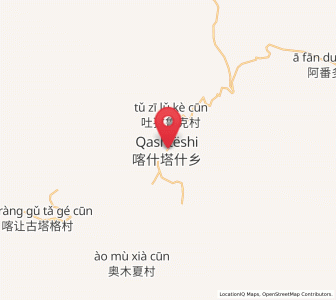Map of Kashitashi, Xinjiang