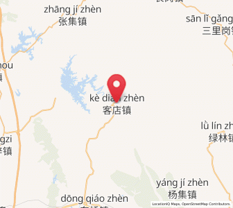 Map of Kedian, Hubei