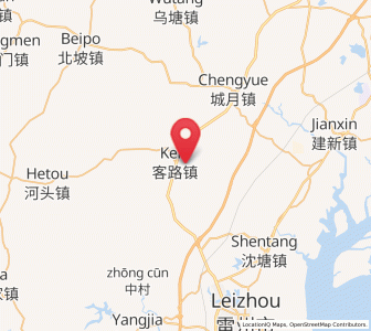 Map of Kelu, Guangdong