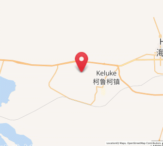 Map of Keluke, Qinghai