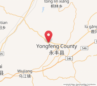 Map of Kengtian, Jiangxi