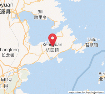 Map of Kengyuan, Fujian