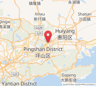 Map of Kengzi, Guangdong