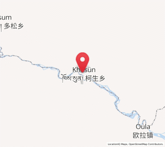 Map of Kesheng, Qinghai
