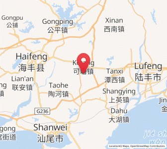 Map of Ketang, Guangdong