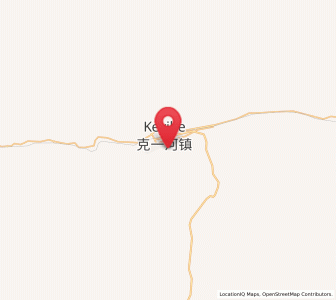 Map of Keyihe, Inner Mongolia