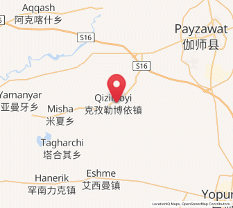 Map of Kezileboyi, Xinjiang