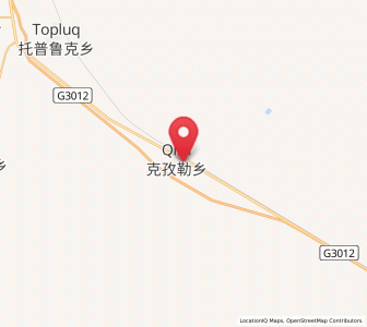 Map of Kezilei, Xinjiang