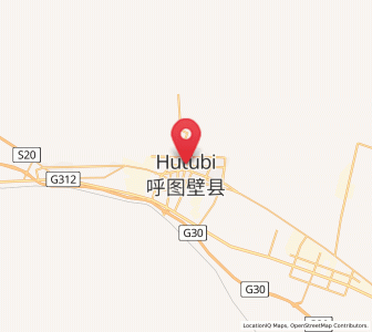 Map of Khutubi, Xinjiang