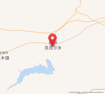 Map of Kizil, Xinjiang