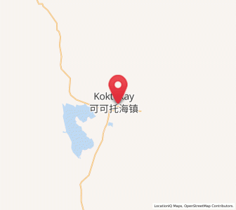 Map of Koktokay, Xinjiang