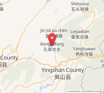 Map of Kongjiafang, Hubei