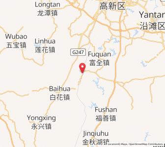 Map of Kongtan, Sichuan