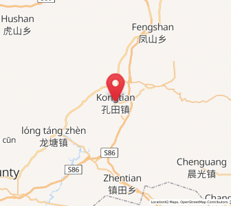 Map of Kongtian, Jiangxi
