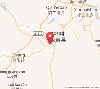 Map of Kouqian, Jilin