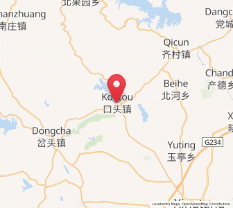 Map of Koutou, Hebei