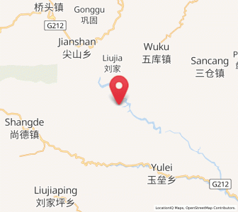 Map of Koutouba, Gansu