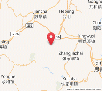 Map of Kuanping, Guizhou