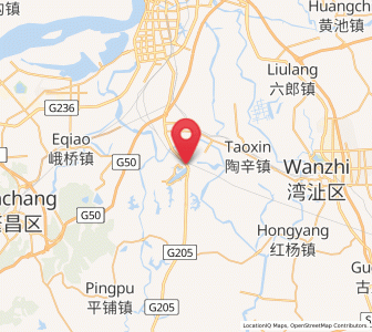 Map of Kuihu, Anhui