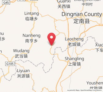 Map of Kuimeishan, Jiangxi