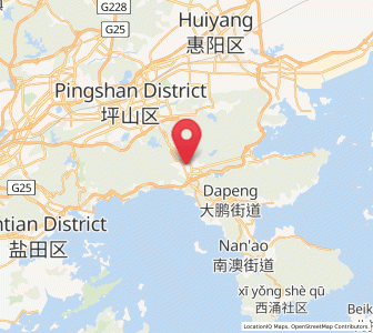 Map of Kuiyong, Guangdong