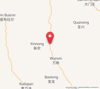 Map of Kunmi Erdi, Inner Mongolia