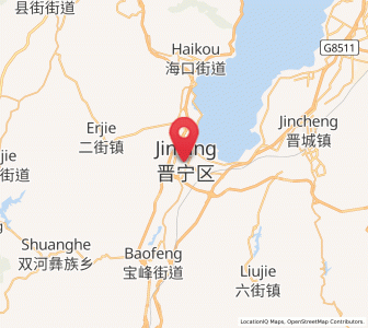 Map of Kunyang, Yunnan
