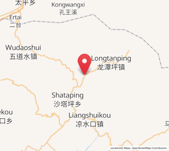 Map of Kuzhuping, Hunan