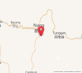 Map of Laduo, Tibet