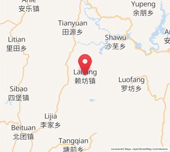 Map of Laifang, Fujian