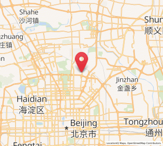 Map of Laiguangying, Beijing