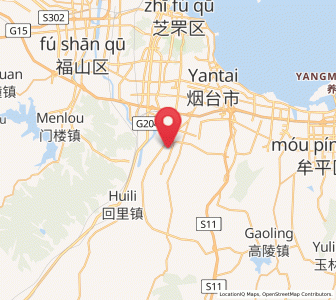 Map of Laishan, Shandong