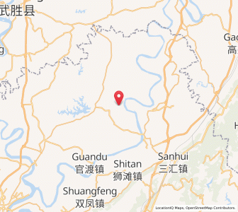 Map of Laitan, Chongqing
