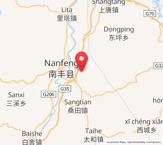 Map of Laixi, Jiangxi