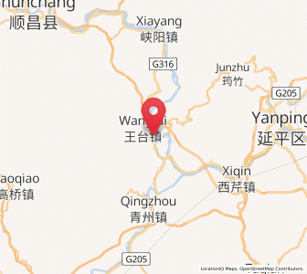 Map of Laizhou, Fujian