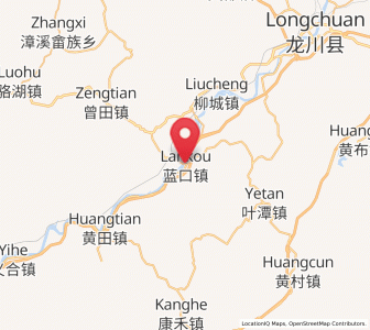 Map of Lakou, Guangdong