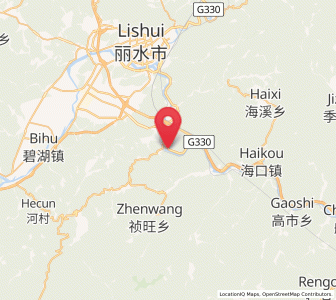 Map of Lakou, Zhejiang