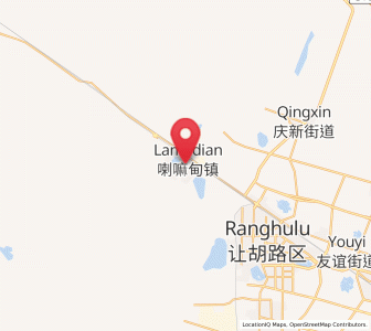 Map of Lamadian, Heilongjiang