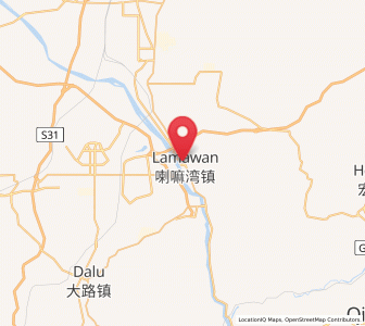 Map of Lamawan, Inner Mongolia
