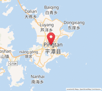 Map of Lancheng, Fujian