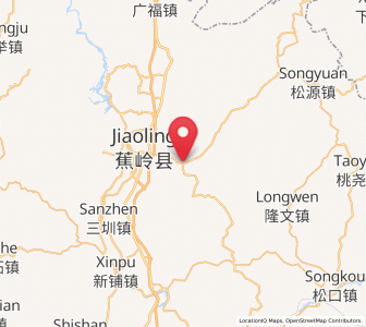 Map of Lanfang, Guangdong
