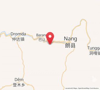 Map of Lang, Tibet