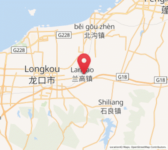 Map of Langao, Shandong