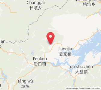 Map of Langchuan, Zhejiang
