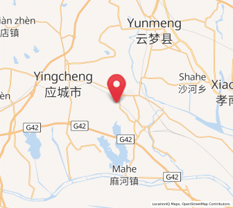Map of Langjun, Hubei
