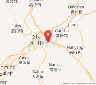 Map of Langkou, Fujian