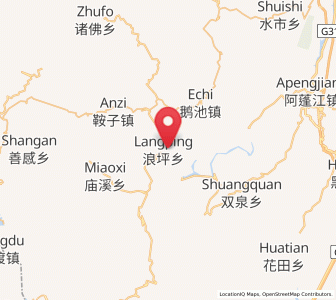 Map of Langping, Chongqing