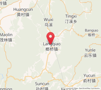 Map of Langqiao, Anhui