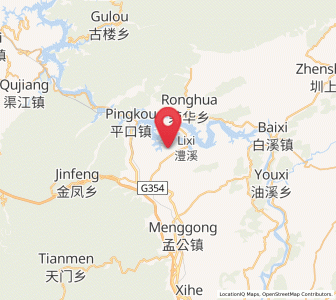 Map of Langtang, Hunan